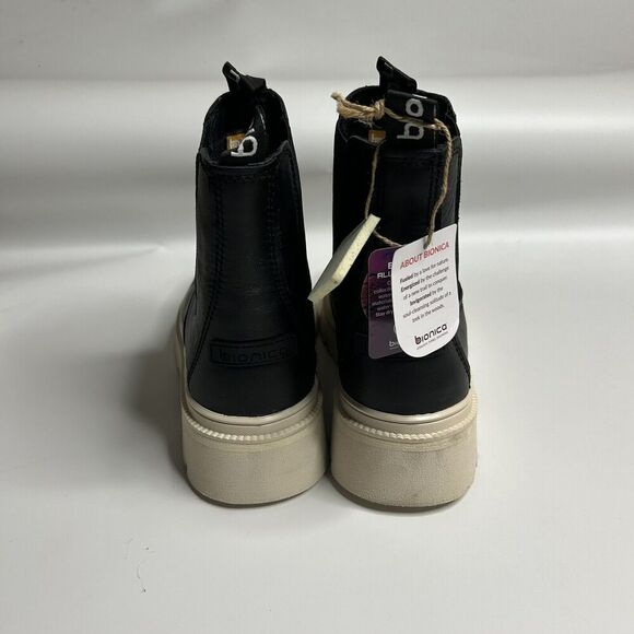 BIONICA Drina Water Resistant Chelsea Boot Black Genuine Leather 11 M - Picture 4 of 9